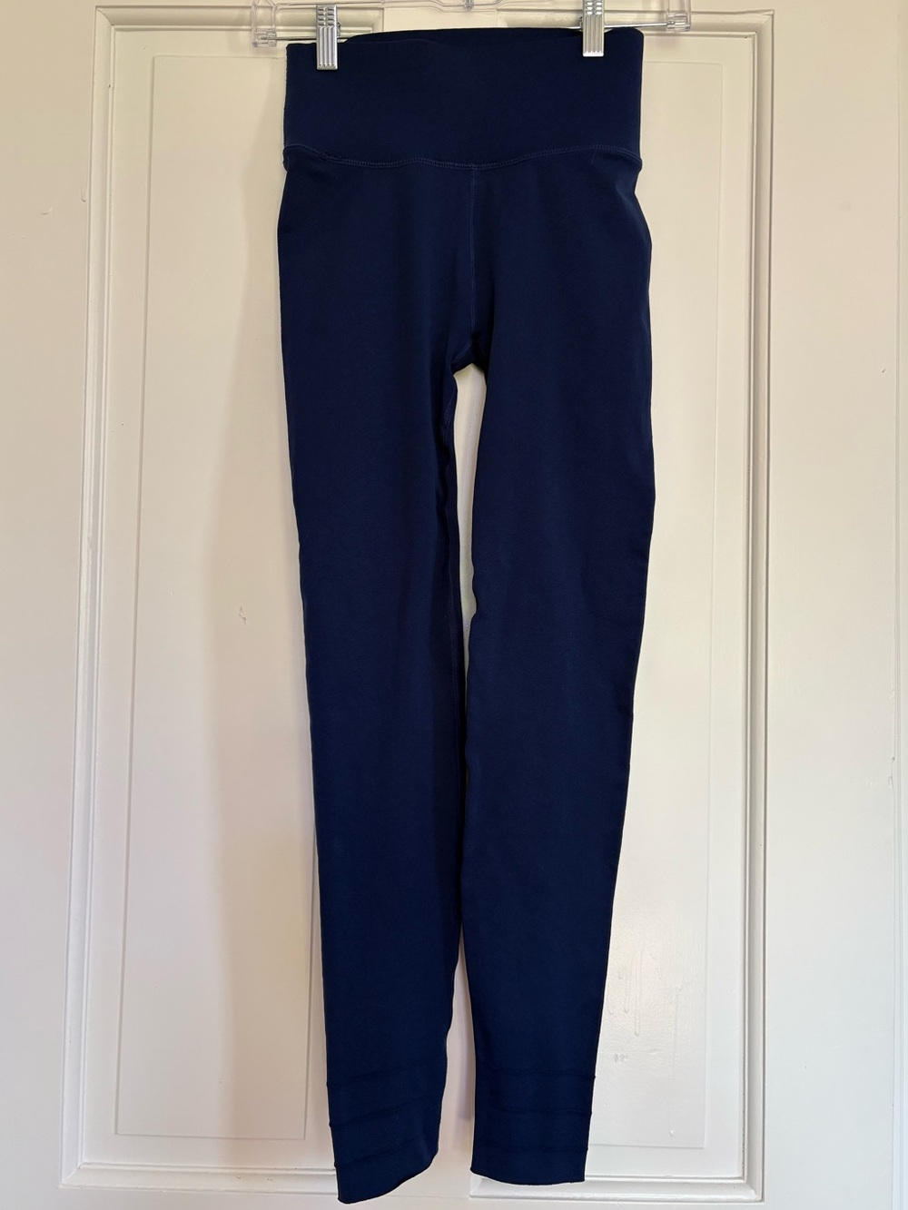 SculptKnit By Fabletics Blue Leggings Athliesure Sports Running Yoga Medium